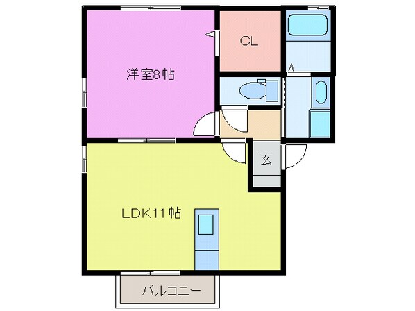 ウィンドミルズの物件間取画像